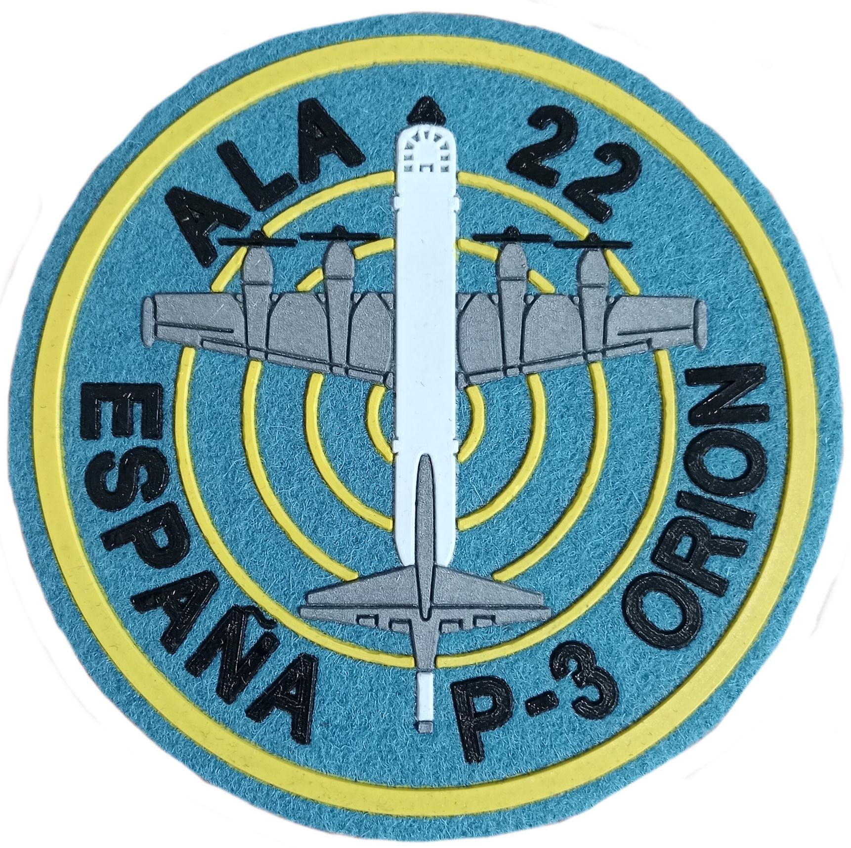 Ejército del Aire Ala 22 P-3 Orión España parche insignia emblema ecusson patch Air Force