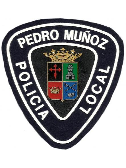 Policía Local Pedro Muñoz parche insignia emblema distintivo