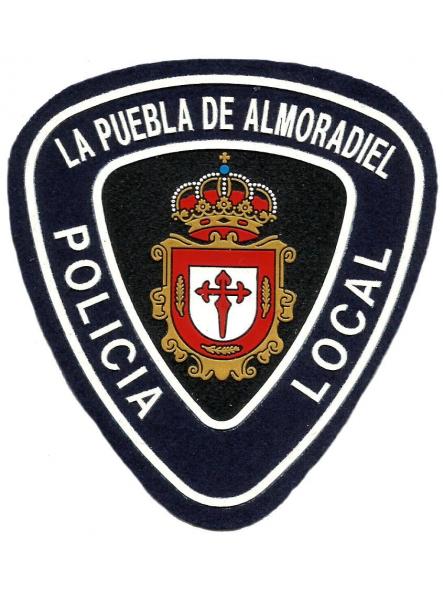 POLICÍA LOCAL LA PUEBLA DE ALMORADIEL PARCHE INSIGNIA EMBLEMA DISTINTIVO [0]
