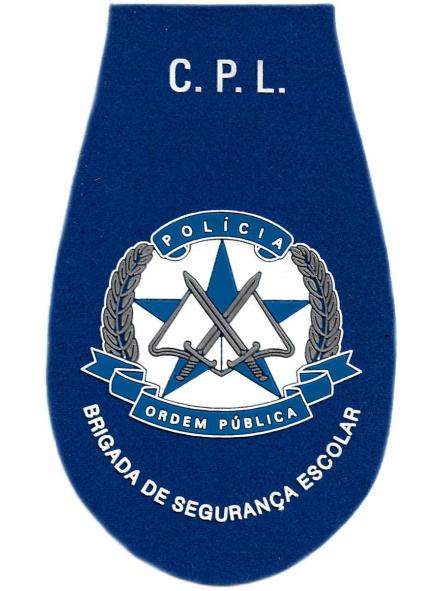 POLICÍA DE ORDEN PÚBLICO DE ANGOLA BRIGADA DE SEGURIDAD ESCOLAR PARCHE INSIGNIA EMBLEMA DISTINTIVO  [0]
