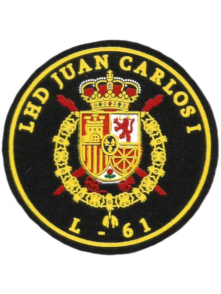 Ejército Armada Española Buque de proyección estratégica Juan Carlos I parche insignia emblema distintivo [0]