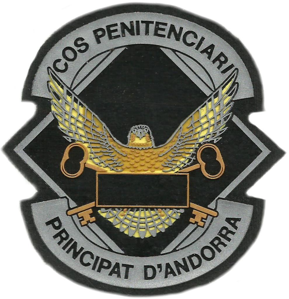 Servicio de prisiones Cos Penitenciari Policía de Andorra parche insignia emblema distintivo