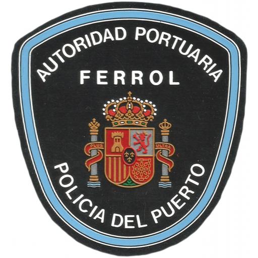 Policía Autoridad Portuaria de Ferrol parche insignia emblema distintivo [0]
