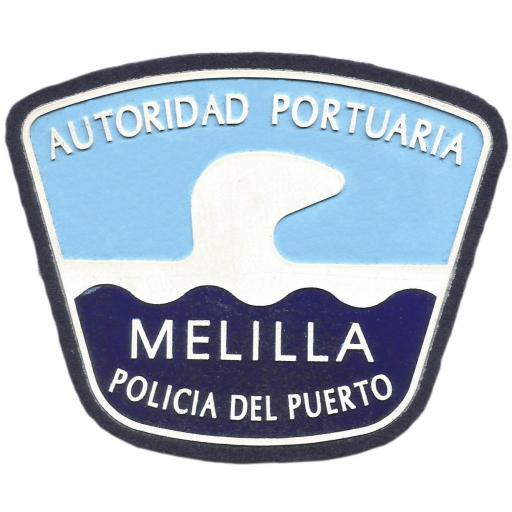 Policía Autoridad Portuaria de Melilla parche insignia emblema distintivo [0]