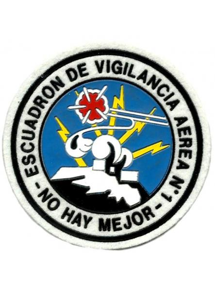 Ejército del aire Escuadrón de vigilancia aérea 1 parche insignia emblema distintivo [0]