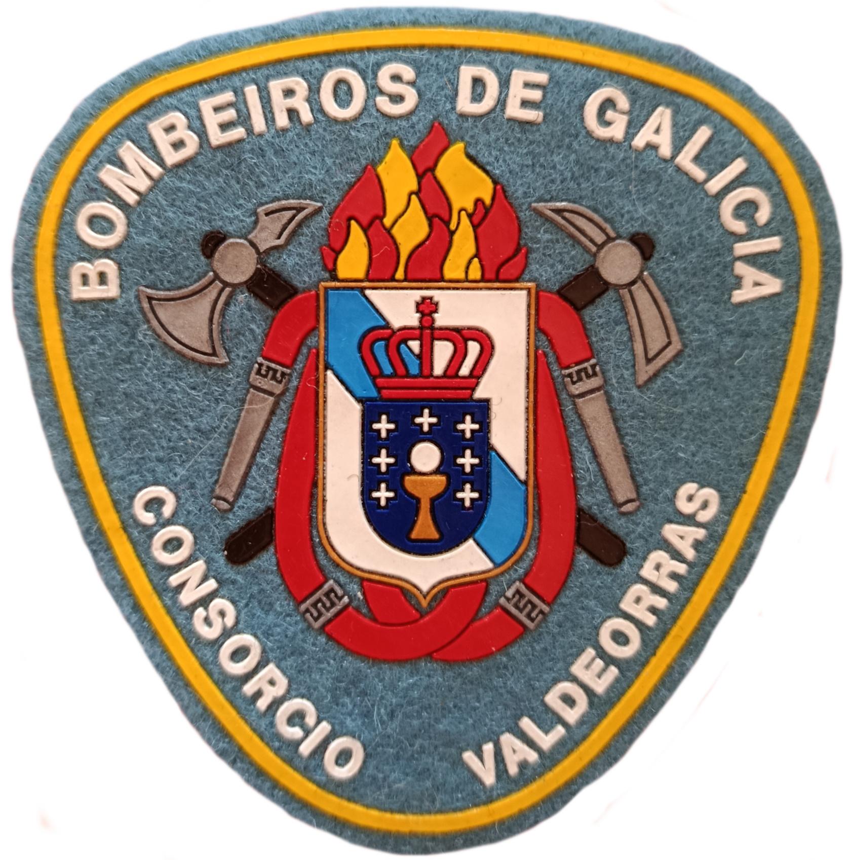 Bomberos Consorcio de Valdeorras Galicia Bombeiros parche insignia emblema patch ecusson fire pompiers