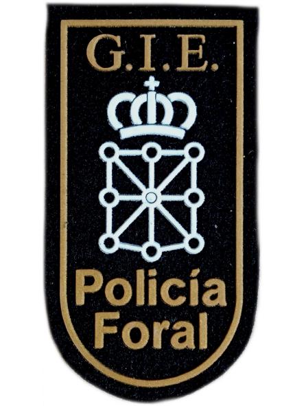 Policía Foral de Navarra Grupo de Intervenciones Especiales GIE parche insignia emblema ecusson patch swat team