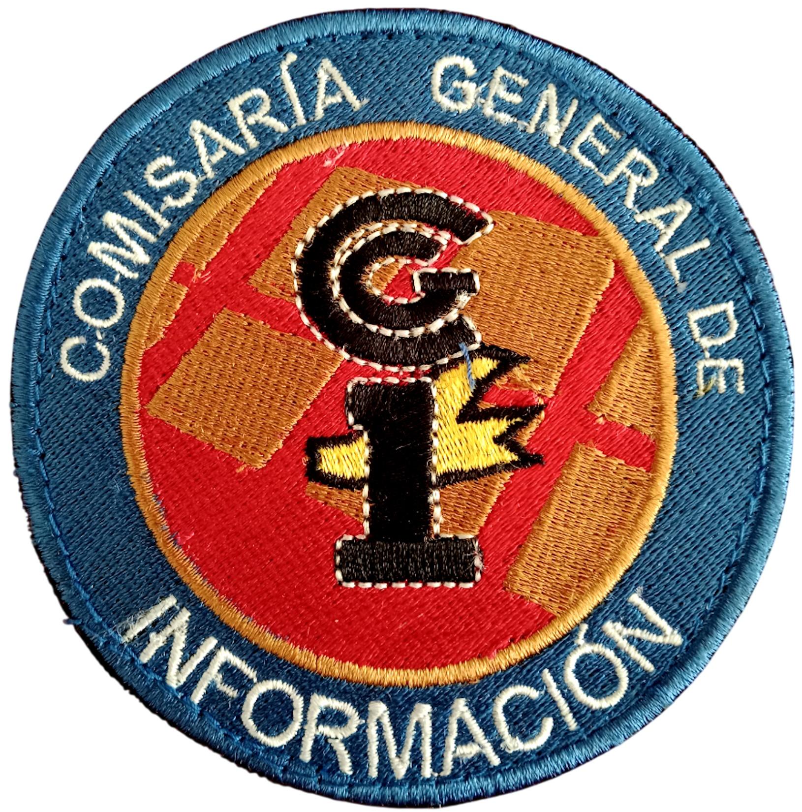 Policía Nacional CNP Comisaría General de Información parche insignia emblema distintivo patch ecusson
