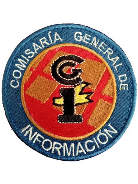 Policía Nacional CNP Comisaría General de Información parche insignia emblema distintivo patch ecusson