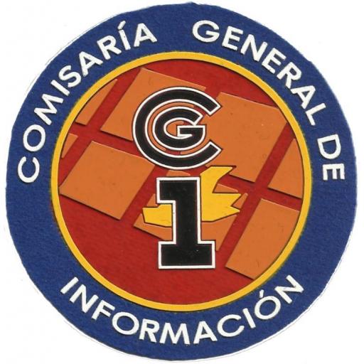 Policía nacional CNP comisaría general de información parche insignia emblema distintivo [0]