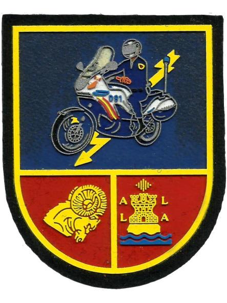 Policía nacional CNP Alicante rayos UPR motos parche insignia emblema distintivo [0]