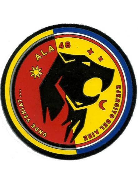 Ejército del aire Ala 48 parche insignia emblema distintivo