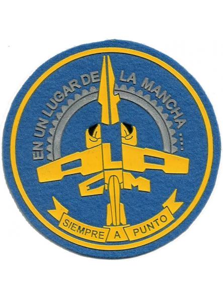 Ejército del aire en un lugar de la mancha base aérea de Albacete parche insignia emblema distintivo [0]