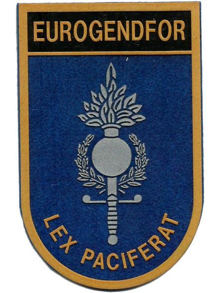 Policía Gendarmerie de Europa Eurogendfor parche insignia emblema distintivo [0]