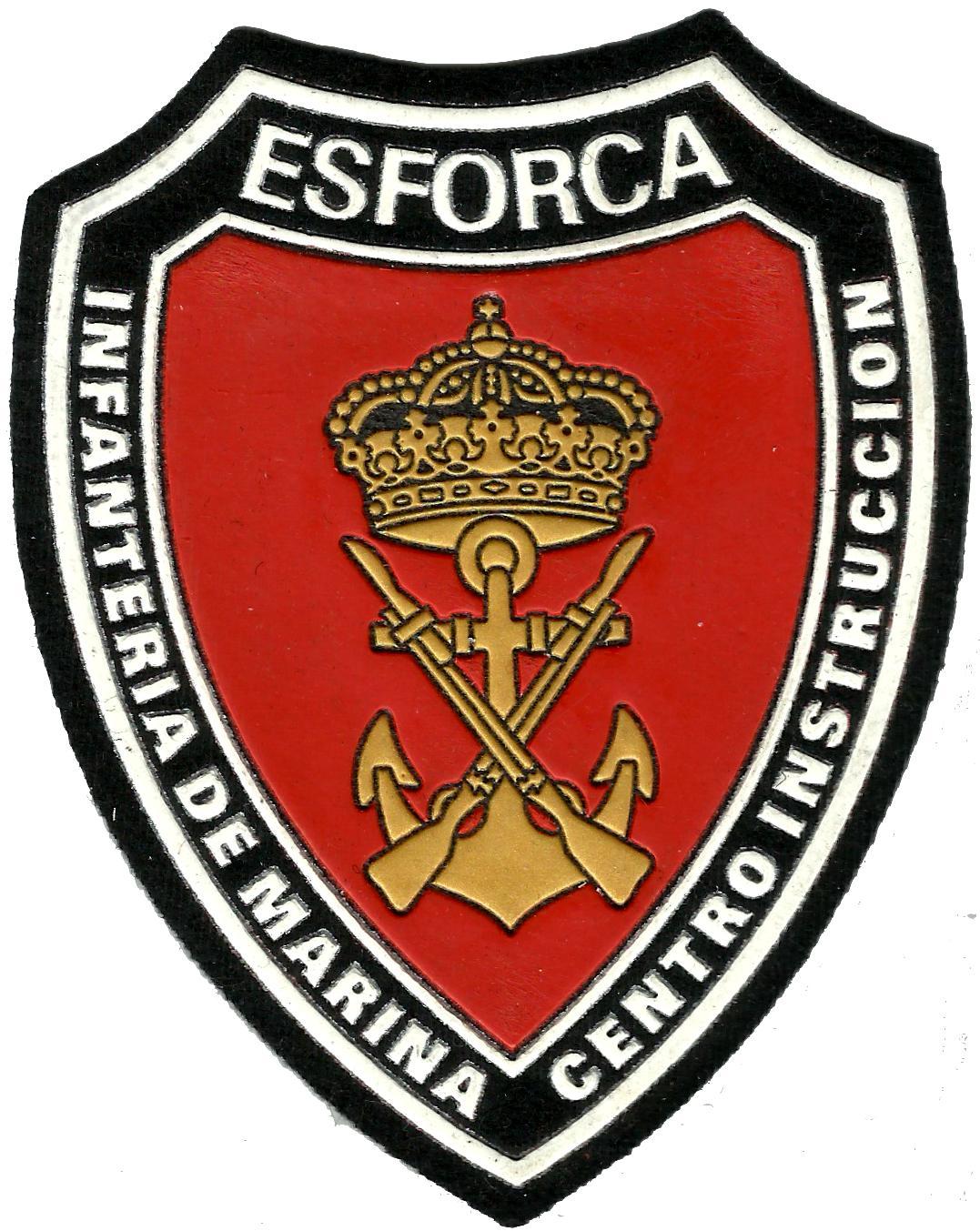 Armada Española Infantería de Marina ESFORCA Centro de instrucción parche insignia emblema distintivo Navy
