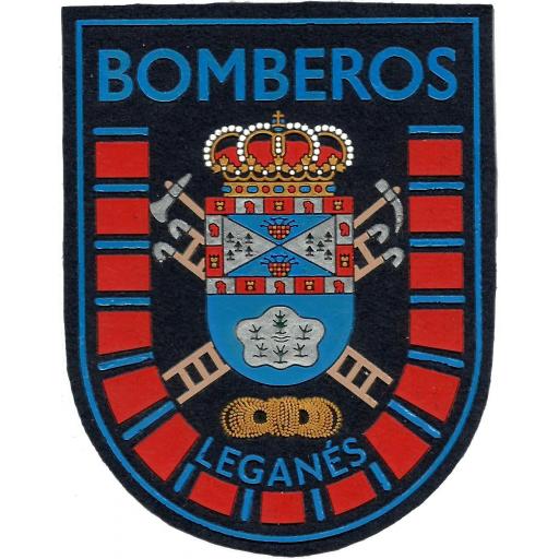 Bomberos de Leganés azul parche insignia emblema distintivo [0]