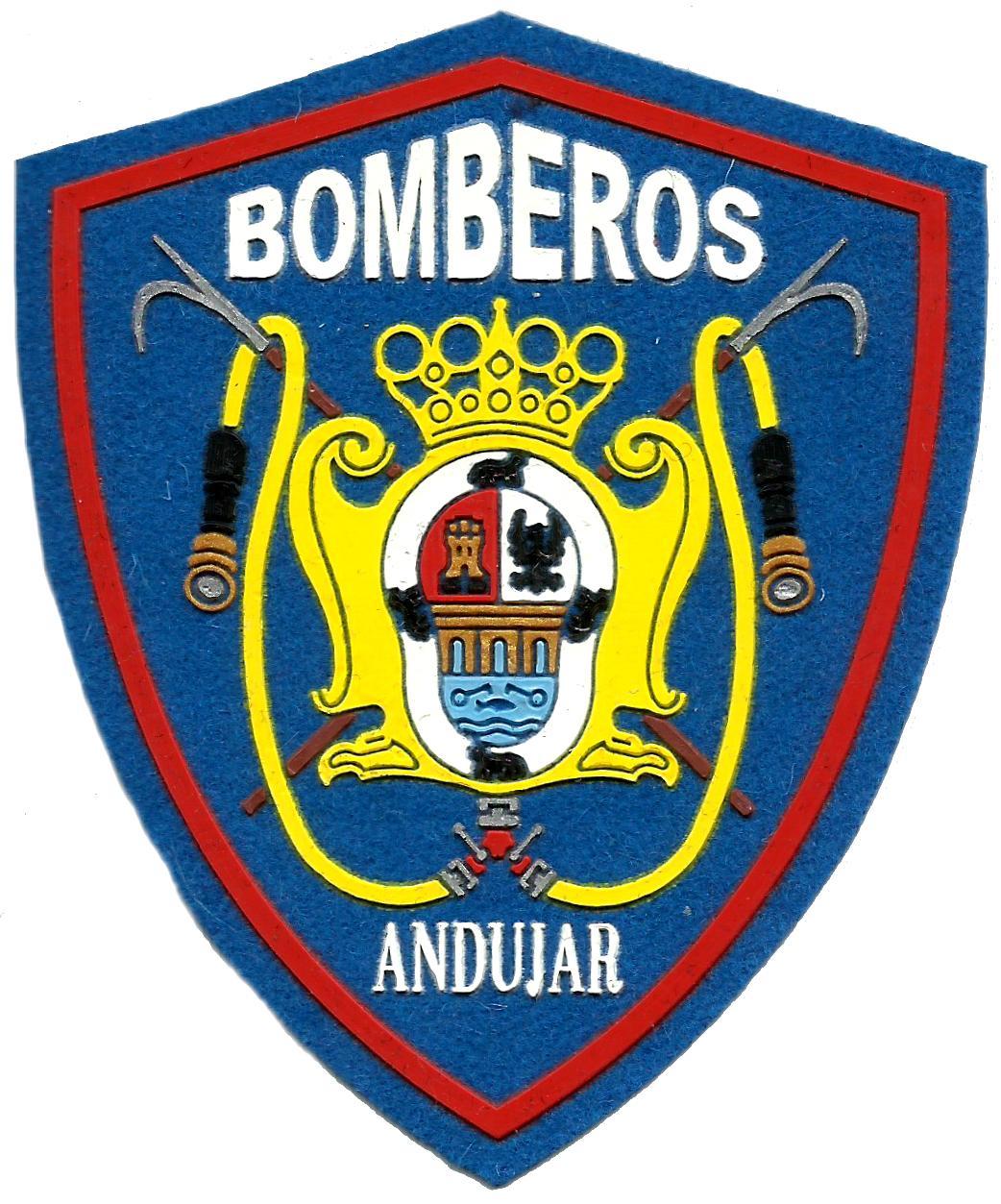 Bomberos de Andújar parche insignia emblema distintivo ecusson pompiers patch fire 