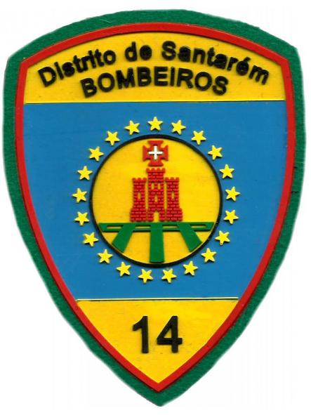 Bomberos de Santarém Portugal parche insignia emblema distintivo [0]