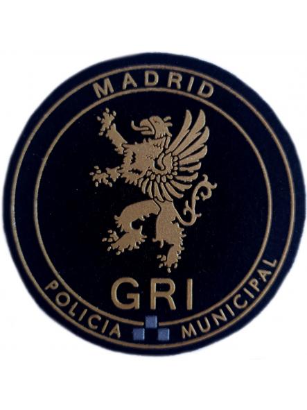Policía Municipal de Madrid GRI Grupo de Respuesta Inmediata parche insignia Police patch ecusson  [0]