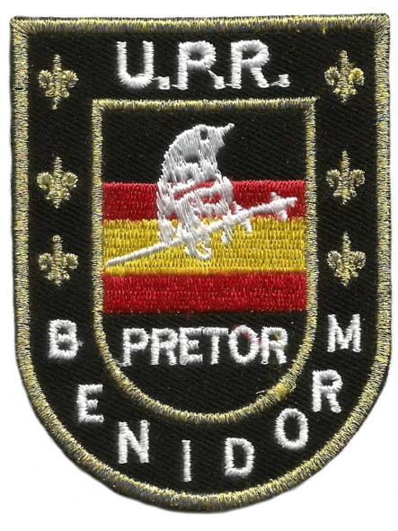 Policía nacional CNP Benidorm UPR pretor parche insignia emblema distintivo  [0]