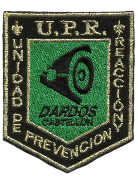 Policía nacional CNP Castellón UPR dardos parche insignia emblema distintivo
