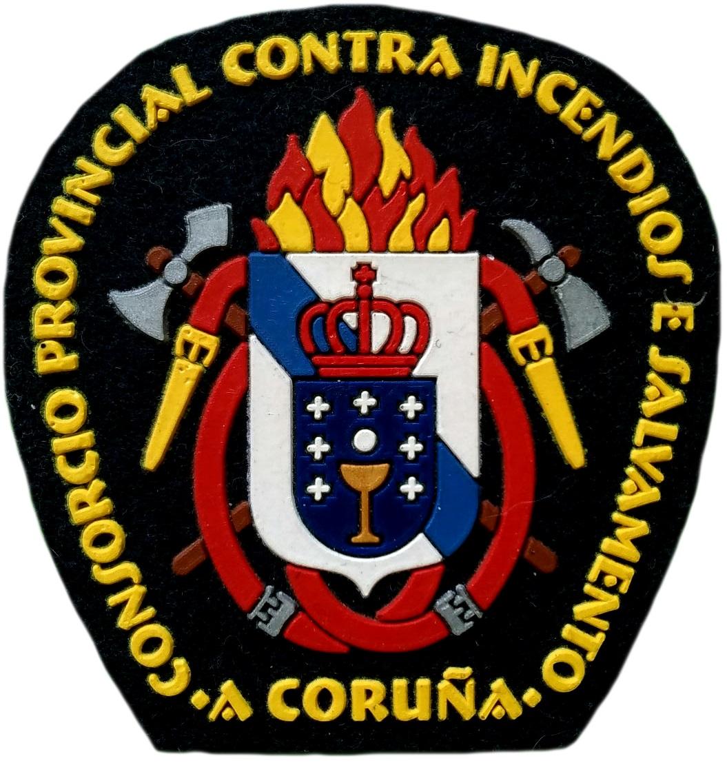 Bomberos Consorcio Provincial Contra Incendios y Salvamento de Coruña parche insignia emblema Fire Dept