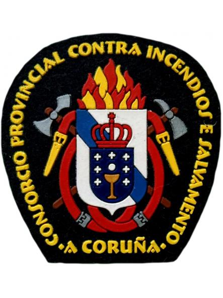 Bomberos Consorcio Provincial Contra Incendios y Salvamento de Coruña parche insignia emblema Fire Dept [0]