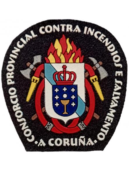 Bomberos Consorcio Provincial Contra Incendios y Salvamento de Coruña parche insignia emblema Fire Dept