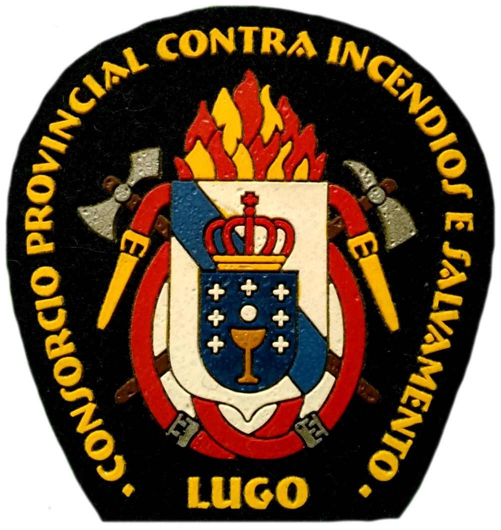 Bomberos Consorcio provincial contra incendios de Lugo parche insignia emblema distintivo Fire Dept