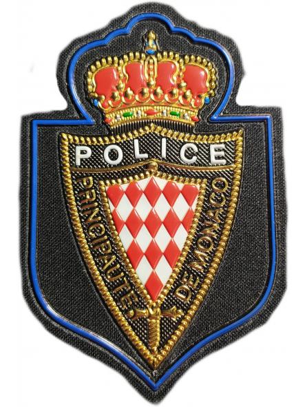 Policía principado de Mónaco parche insignia emblema distintivo patch ecusson [0]