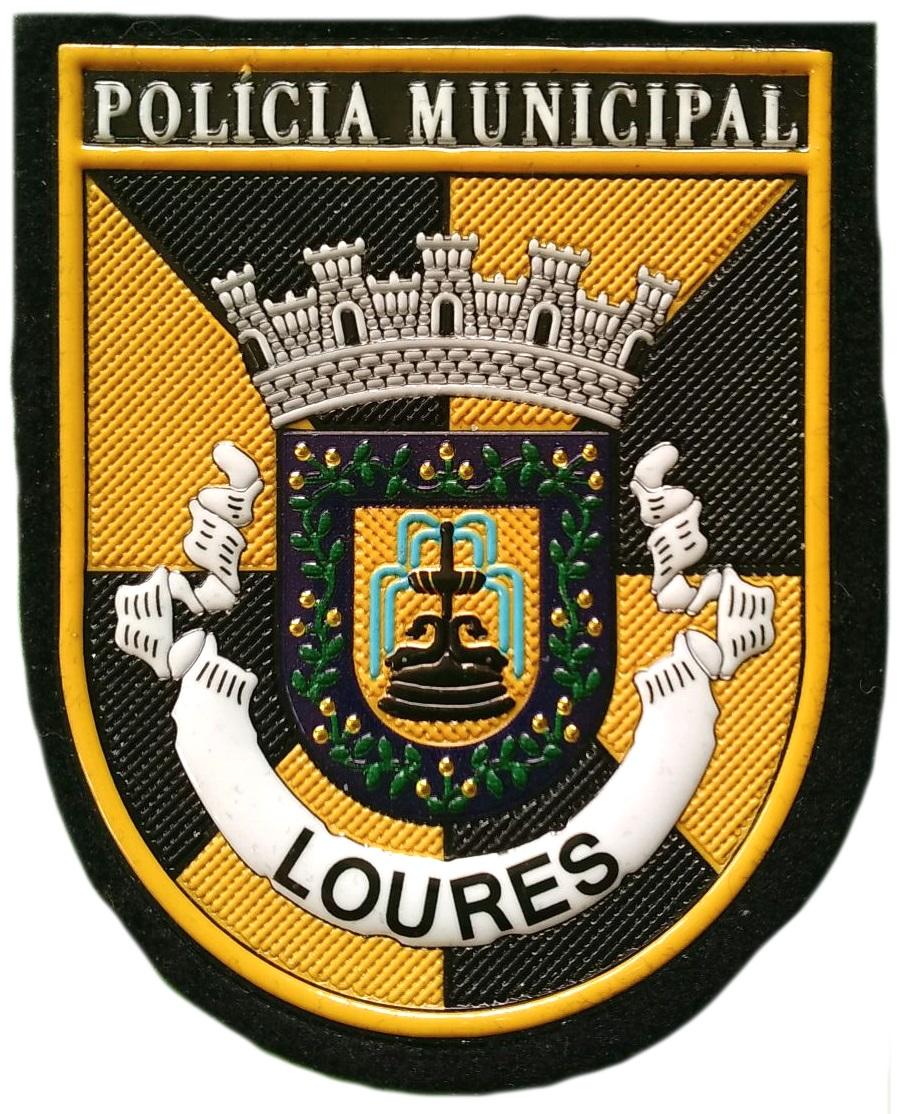 POLICÍA MUNICIPAL DE LA CIUDAD DE LOURES EN PORTUGAL PARCHE INSIGNIA EMBLEMA DISTINTIVO