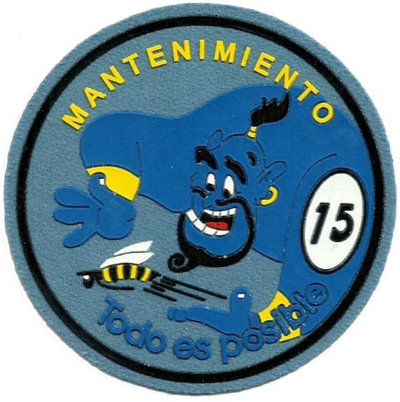 Ejército del aire ala 15 mantenimiento parche insignia emblema distintivo