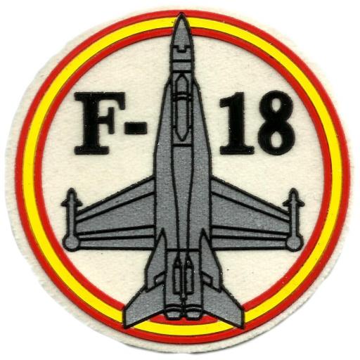 Ejército del aire caza F-18 parche insignia emblema distintivo