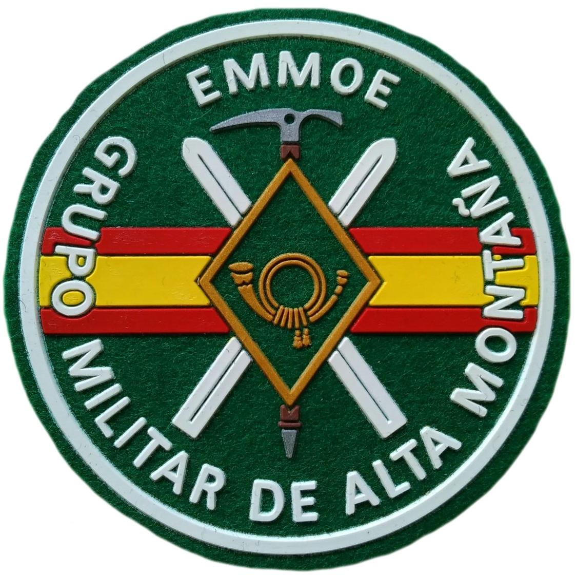 Ejército de Tierra EMMOE Grupo Militar de Alta Montaña parche insignia emblema distintivo patch ecusson