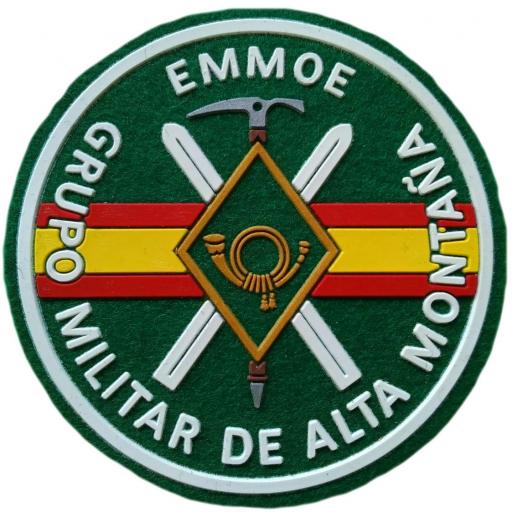 Ejército de tierra EMMOE grupo militar de alta montaña parche insignia emblema distintivo [0]