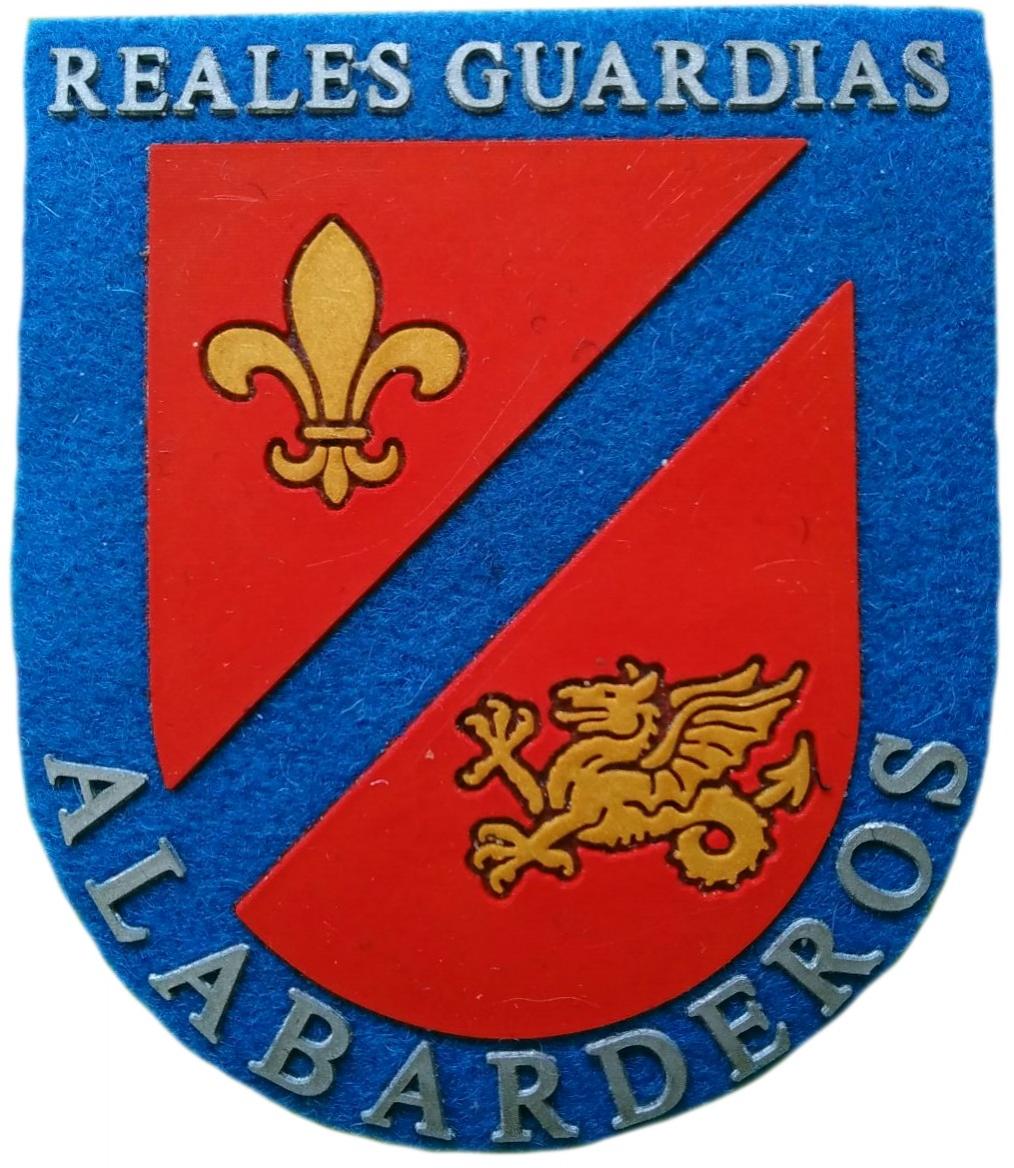 Guardia Real Felipe VI Reales Guardias Alabarderos parche insignia emblema distintivo ecusson patch