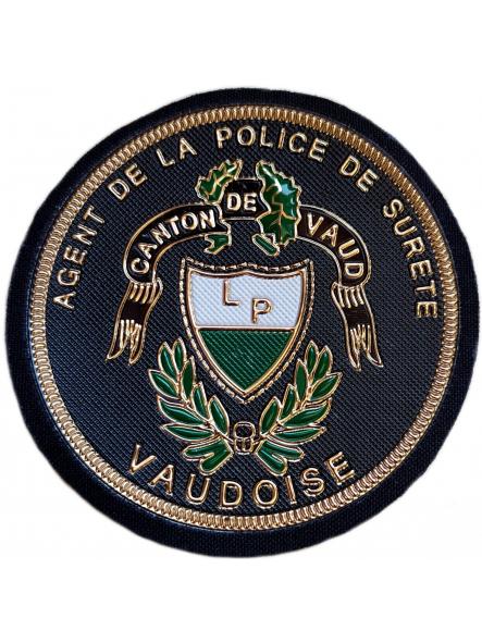 Policía Agente del cantón de Vaud Suiza parche insignia emblema distintivo
