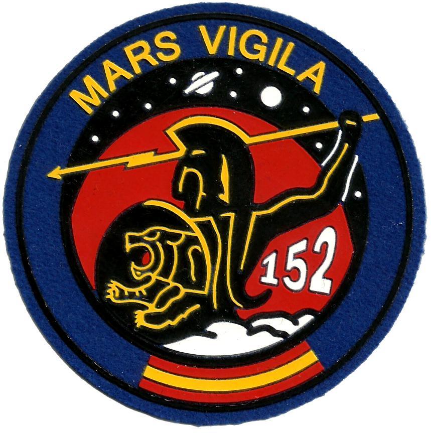 Ejército del Aire Escuadrón 152 Mars Vigila parche insignia emblema patch ecusson Air Force