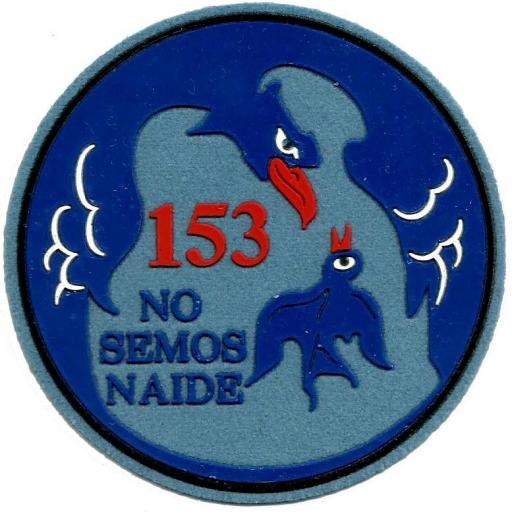 Ejército del aire escuadrón 153 parche insignia emblema distintivo