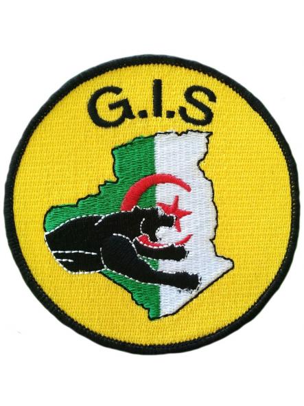 Policía Nacional de Argelia GIS GEO RAID Swat Team parche insignia emblema patch ecusson