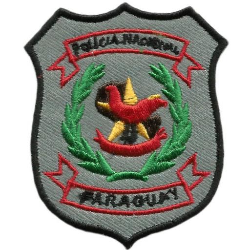Policía nacional de Paraguay parche insignia emblema distintivo