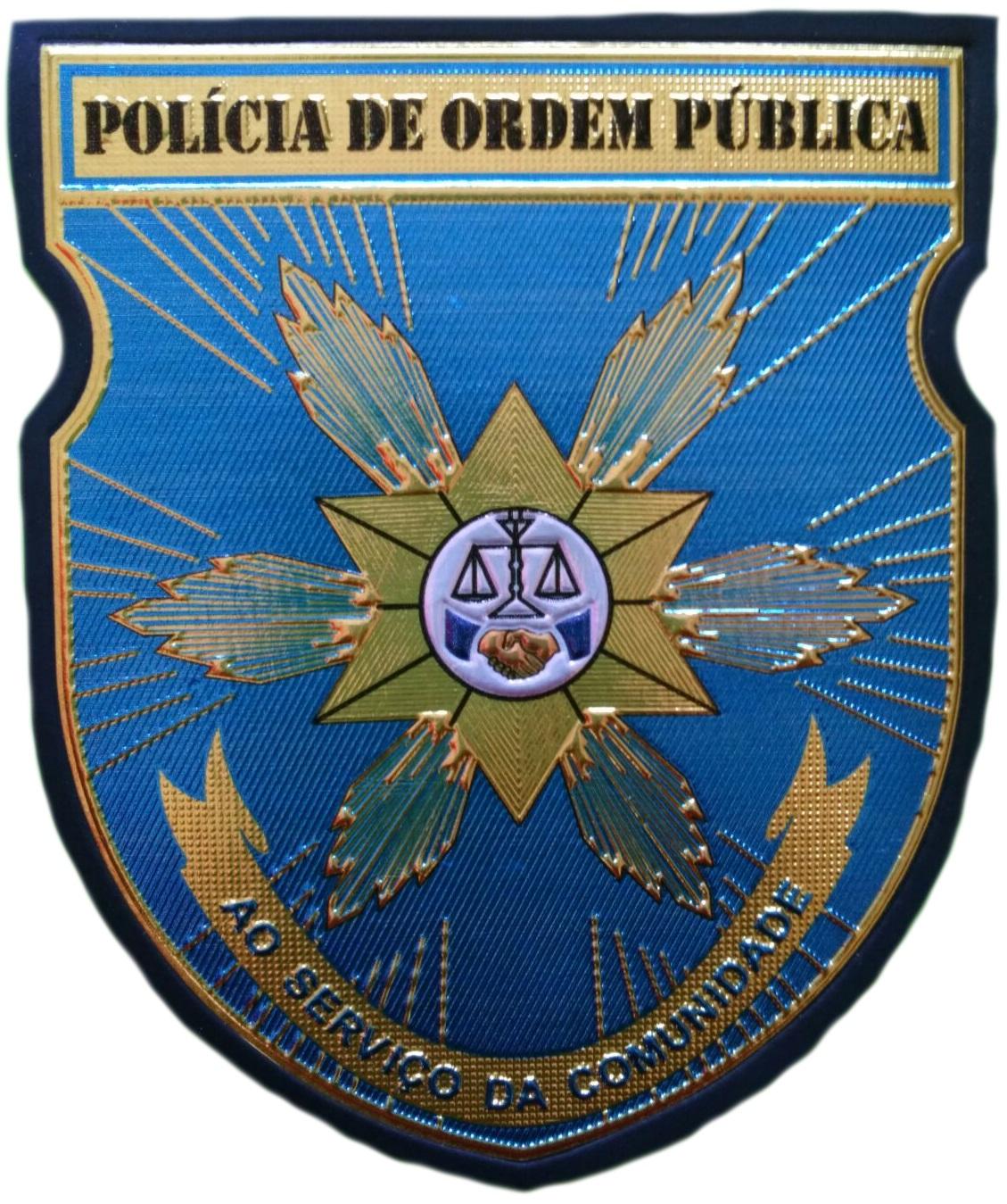 Policía de Orden Público de Cabo Verde parche insignia emblema distintivo