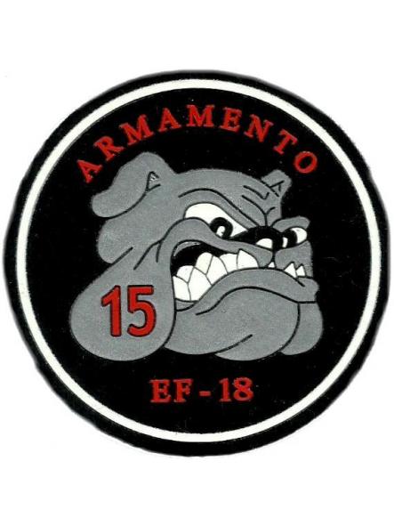Ejército del aire Ala 15 Armamento parche insignia emblema distintivo ecusson patch Air Force