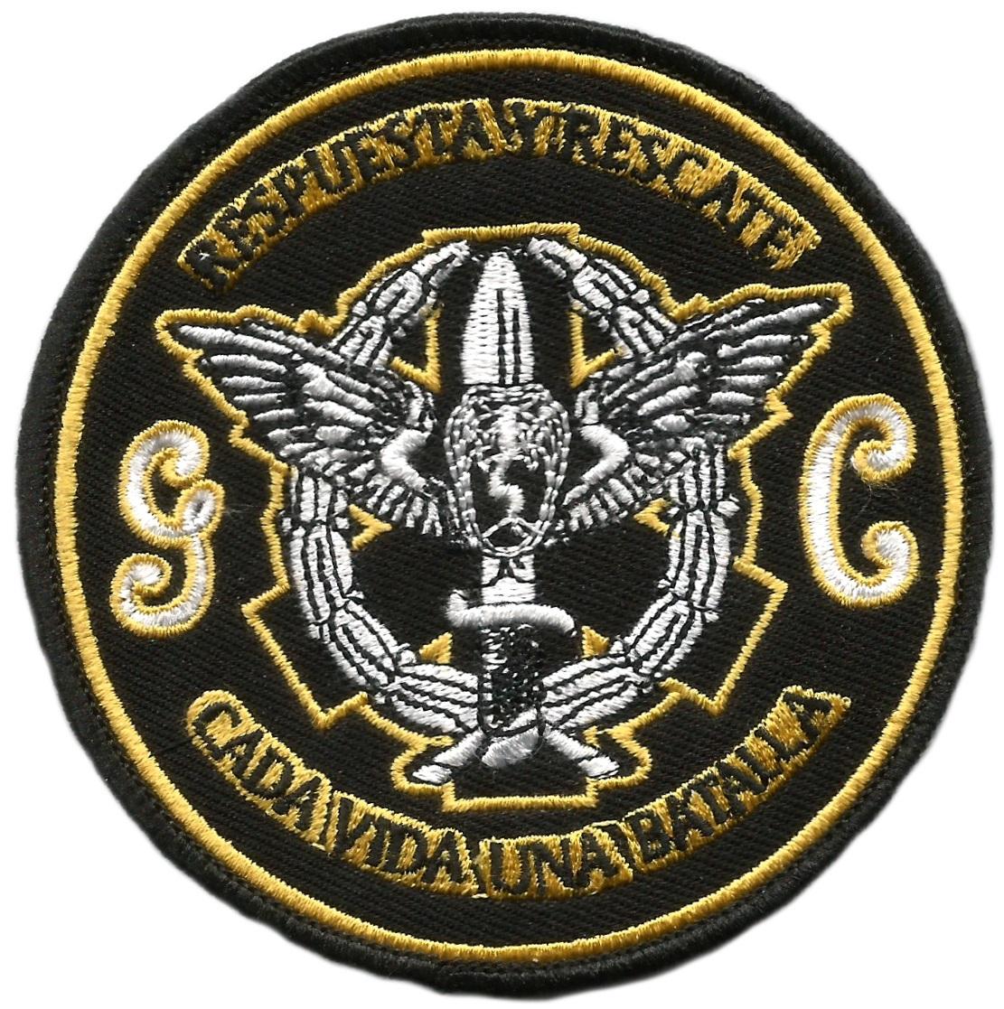 Guardia civil unidad de respuesta y rescate en alta montaña parche insignia emblema distintivo