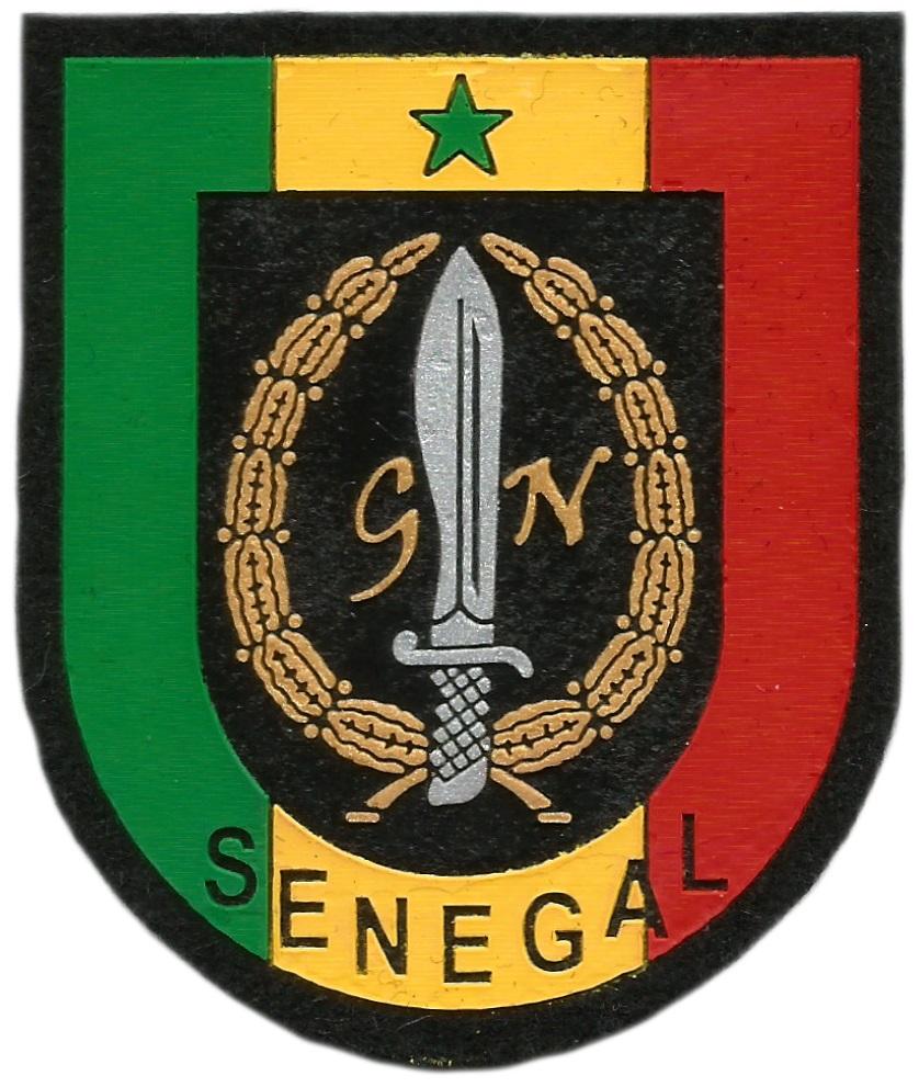 Policía Guardia Nacional de Senegal parche insignia emblema distintivo