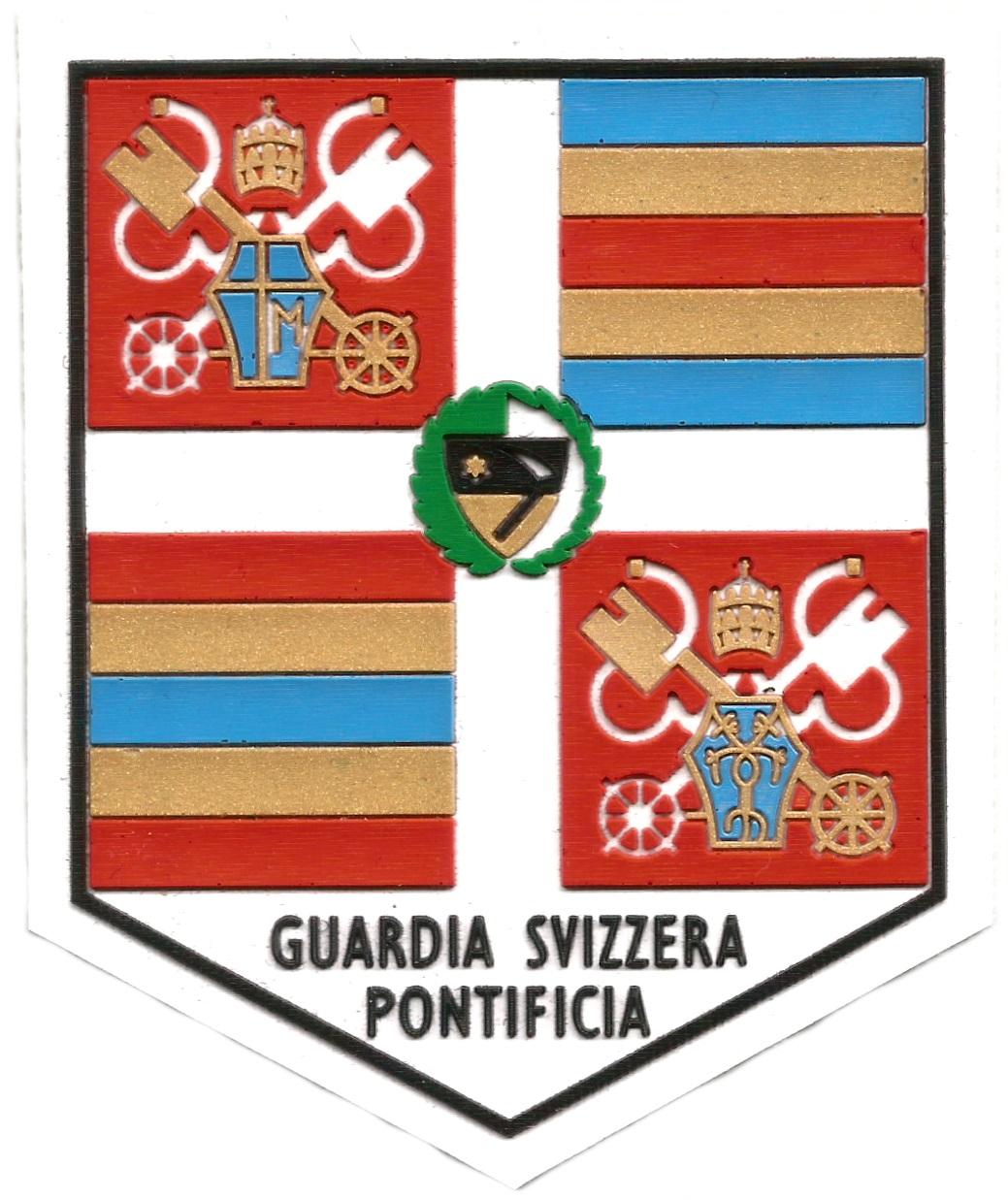 Guardia suiza vaticana Papa Juan Pablo II parche insignia emblema distintivo