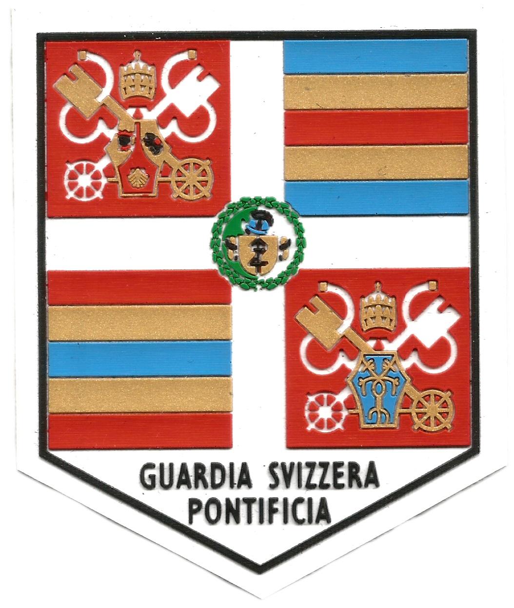 Guardia suiza vaticana Papa Benedicto XVI parche insignia emblema distintivo