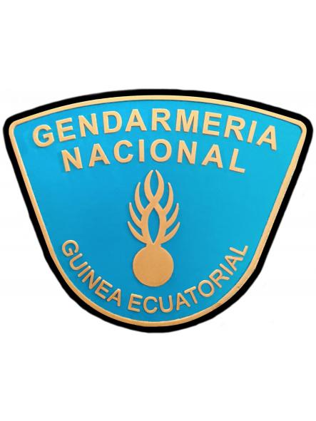 Gendarmería Nacional de Guinea Ecuatorial parche insignia emblema distintivo Gendarmerie
