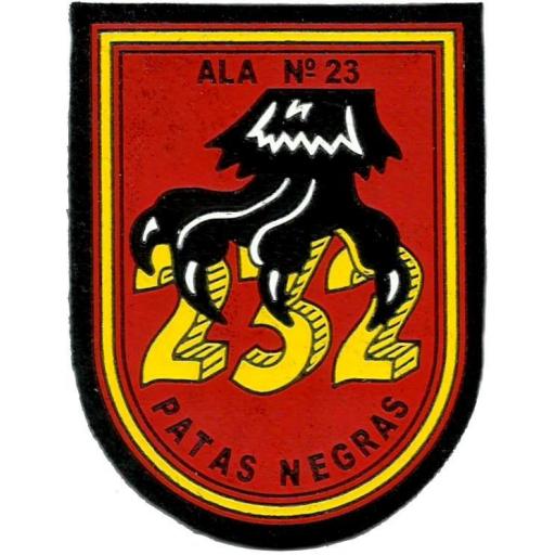 Ejército del aire escuadrón 232 patas negras parche insignia emblema distintivo [0]