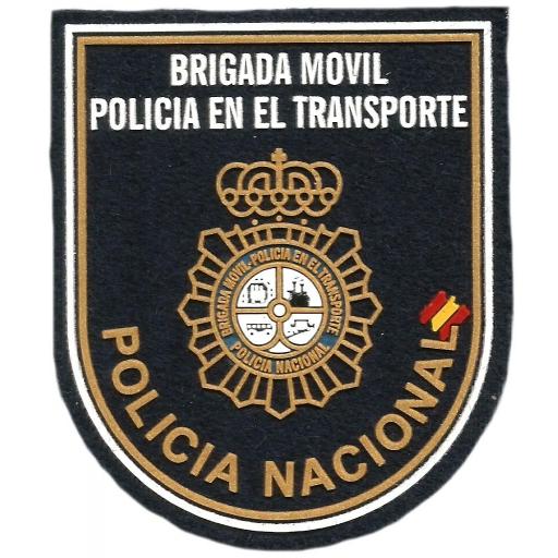 Policía nacional CNP brigada móvil transporte parche insignia emblema distintivo 